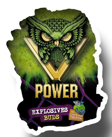 Etiqueta del producto V-power Explosives Buds